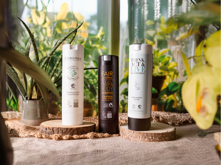 Gamme produits cosmétiques hôtelière Ada Cosmetics