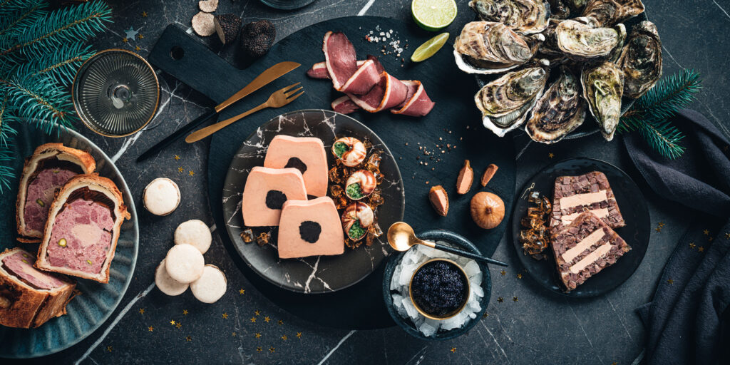 mise en avant de spécialités à base de fois gras et de canard de la maison Doriath