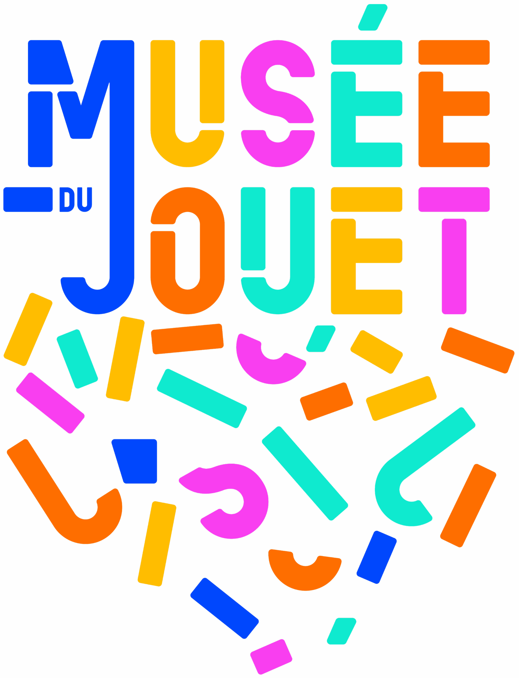 Composition ludique du Logo du Musée du Jouet de Colmar 