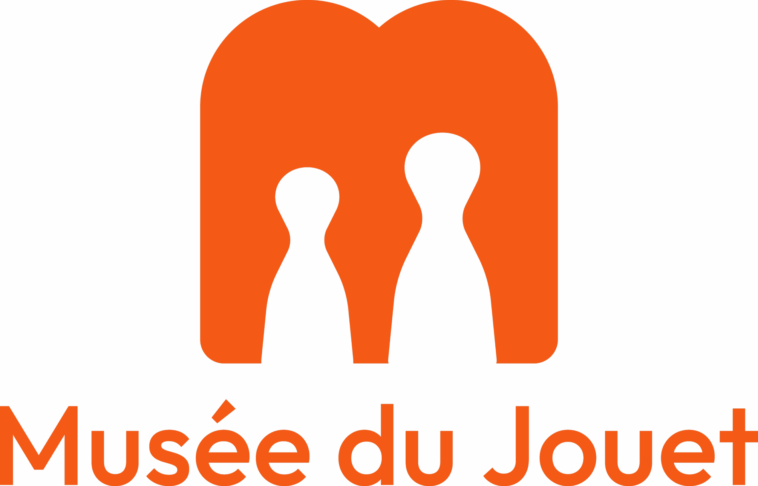 Piste de logo : jeu sur la forme alsacienne et des silhouettes évoquant des pions de jeu