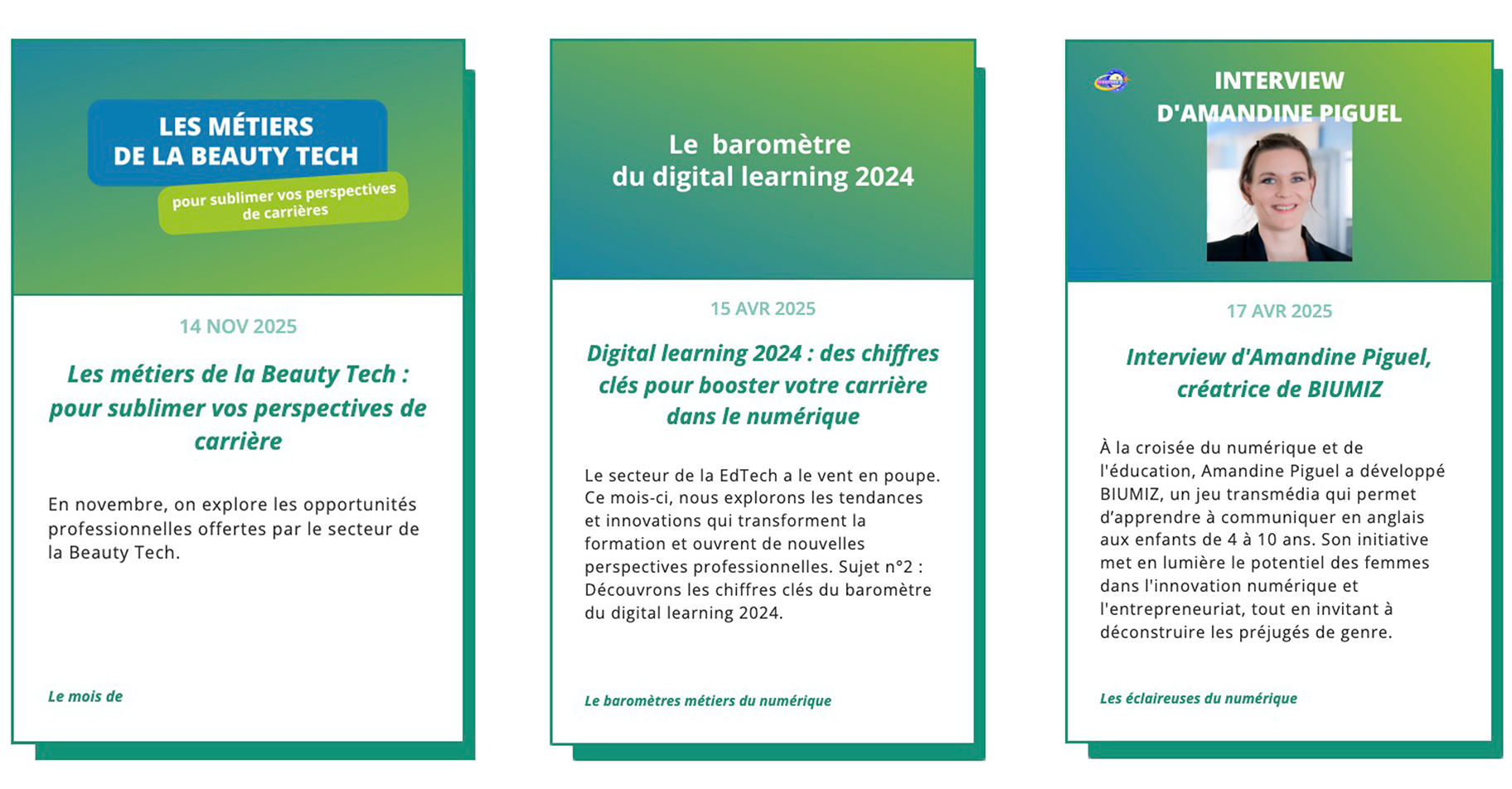 rédaction d'articles pour promouvoir les perspectives de carrière dans le numérique