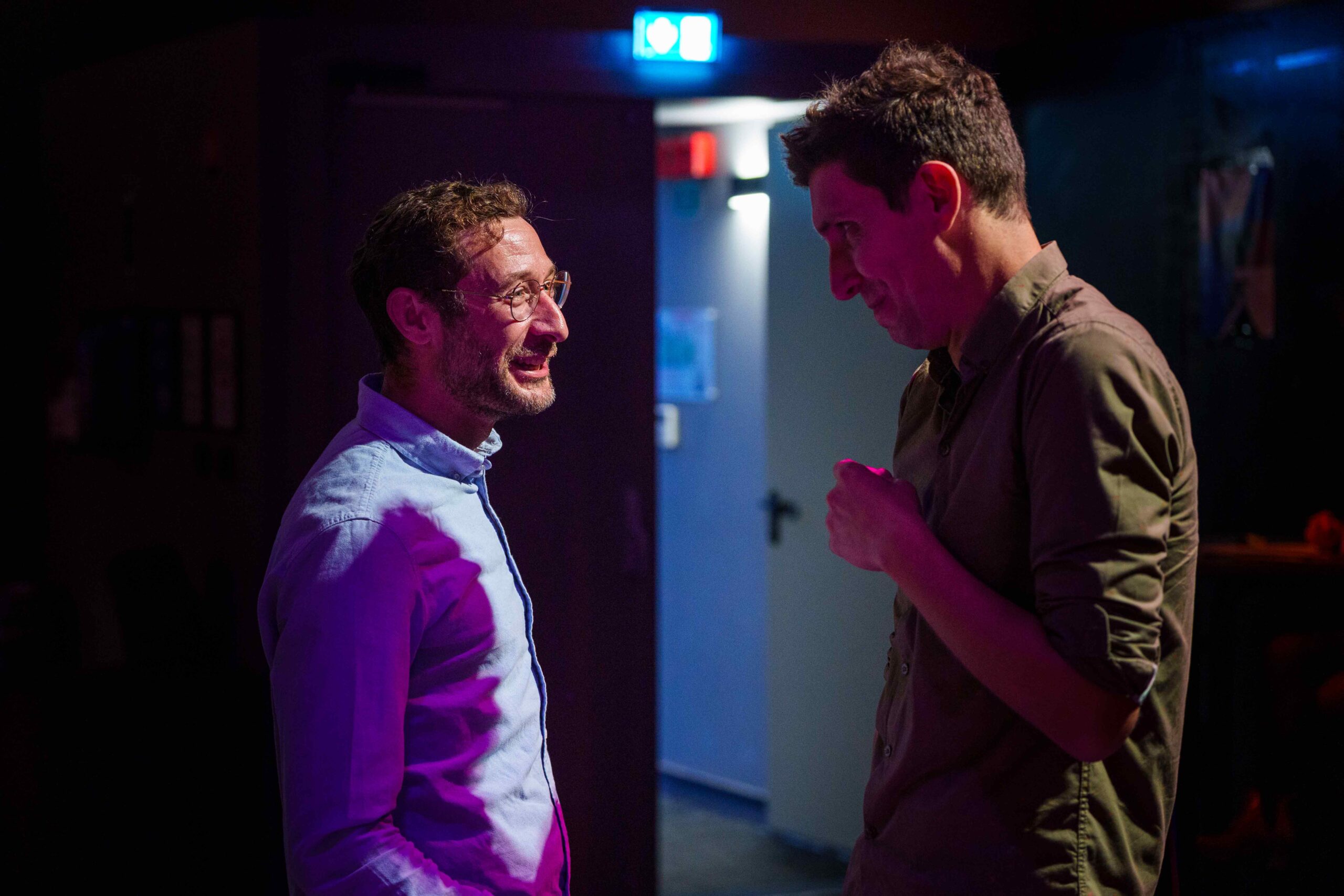 Yves Dorsi, directeur artistique et Damien Dupré, directeur technique, membres de l'agence Vuxe