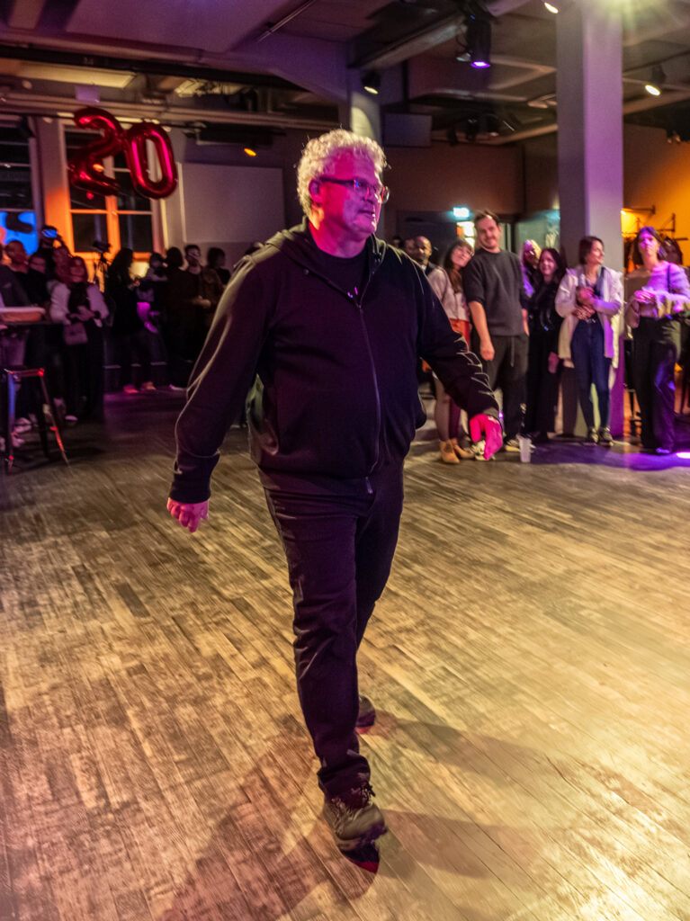 Discours de Bernard Bloch, responsable digital à Électricité de Strasbourg, lors de la soirée des 20 ans de l'agence Vuxe