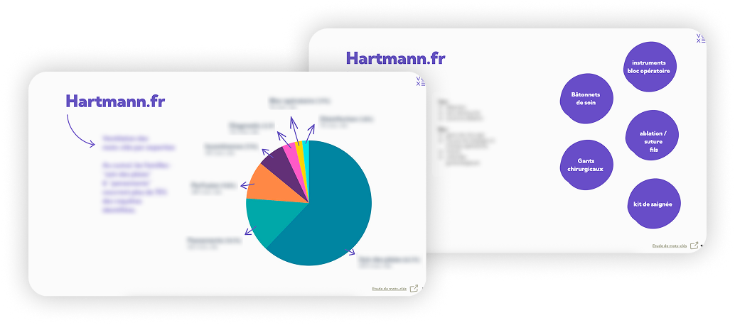 stratégie seo : étude sémantique pour le site HARTMANN